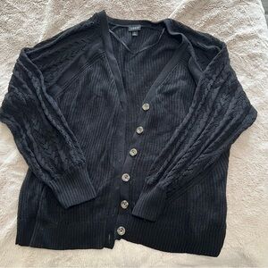 Torrid: Black Cardigan Sweater